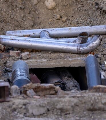 montaż wytrzymałego zbiornika betonowego na trudnym terenie